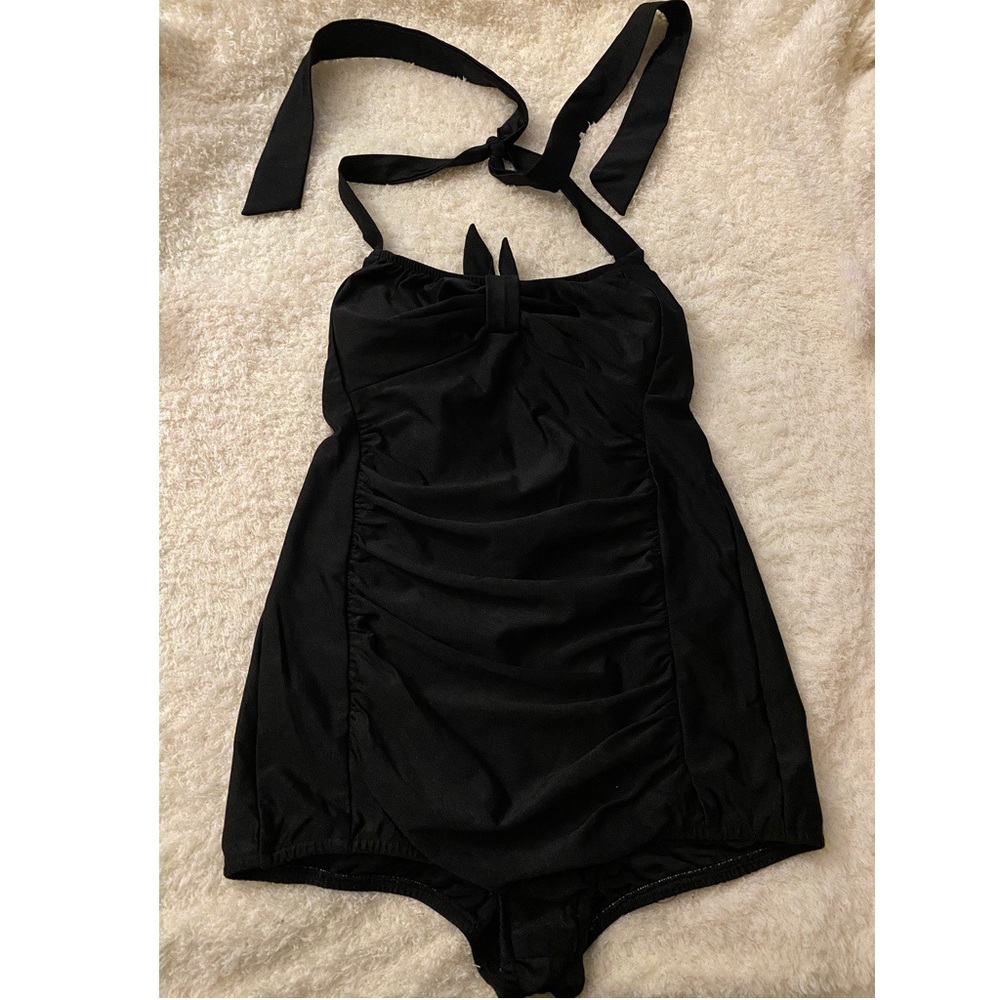Pinup Style One Piece Swimsuit
